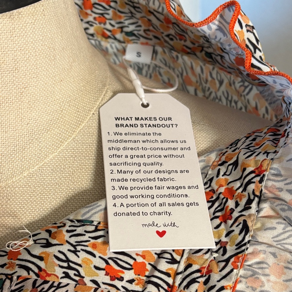 Floral Ruffle Blouse - Picture 2 of 6